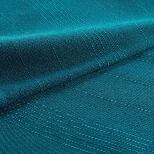 Plaid Uni En Coton "lucile" 180x220cm Bleu
