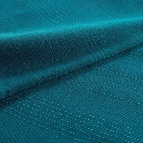 Plaid Uni En Coton "lucile" 180x220cm Bleu