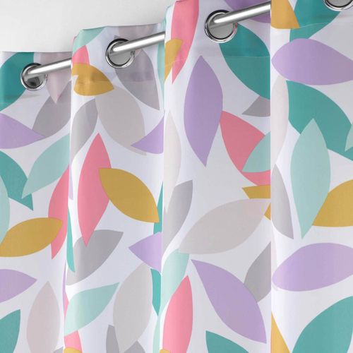 Rideau à Oeillets Imprimé "fantasia" 140x260cm Multicolore