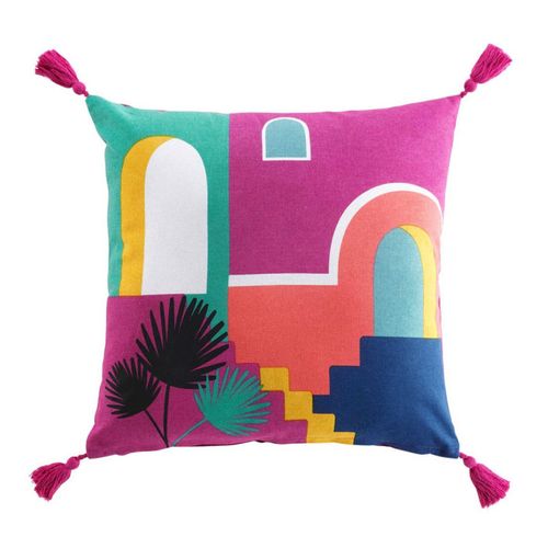 Coussin Déco "senorita" 45x45cm Multicolore