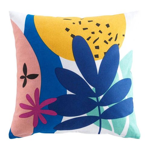Coussin Déco "papaye" 45x45cm Multicolore