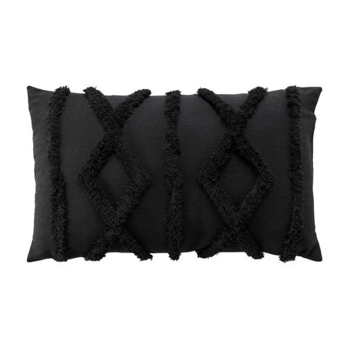 Coussin Déco "safira" 30x50cm Noir