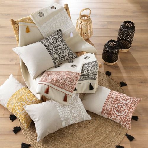 Rideau à Oeillets "isalina" 140x240cm Jaune