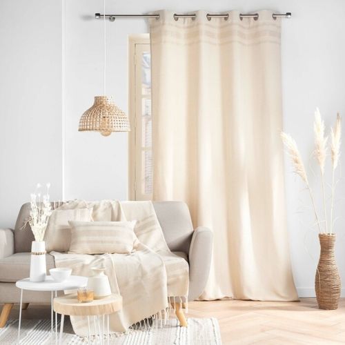 Coussin Déco "doreline" 40x40cm Beige