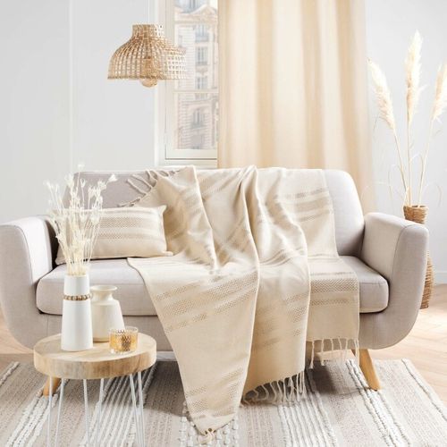 Coussin Déhoussable - 30x50 Cm - Naturel