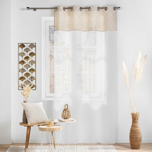 Coussin Déco Imprimé "lorina" 45x45cm Beige