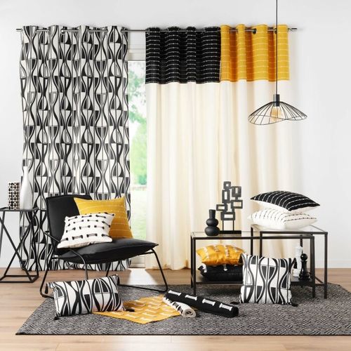 Tapis Déco Tissé "juline" 50x80cm Jaune