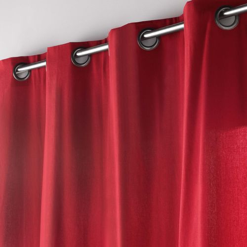 Rideau à Oeillets "twily" 135x260cm Rouge