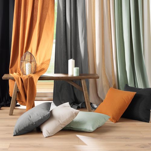 Coussin Déco "twily" 45x45cm Blanc