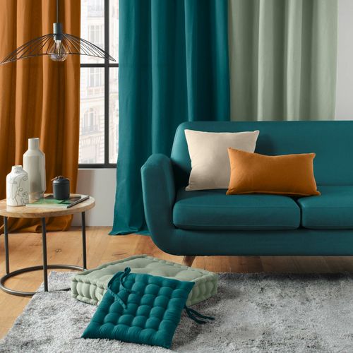 Assise Matelassée En Coton Et Polyester Recyclé - 38x38 Cm - Sauge