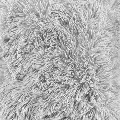 Plaid Imitation Fourrure Uni "marilou" 180x220cm Gris