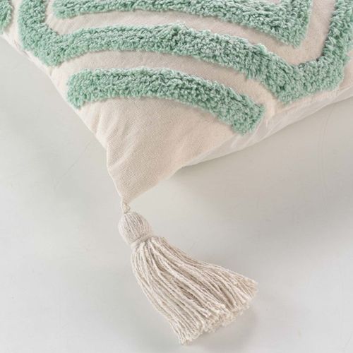 Coussin Déco Tufté "athena" 40x40cm Sauge