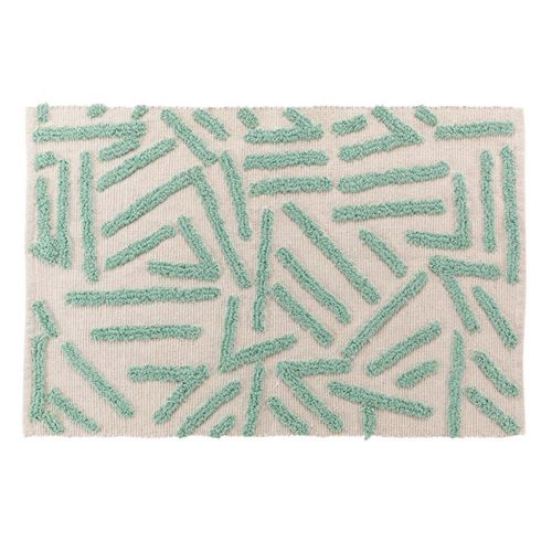 Tapis Déco Tufté "athena" 60x90cm Sauge