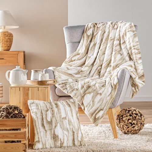 Housse De Coussin "cheyenne" 40x40cm Naturel