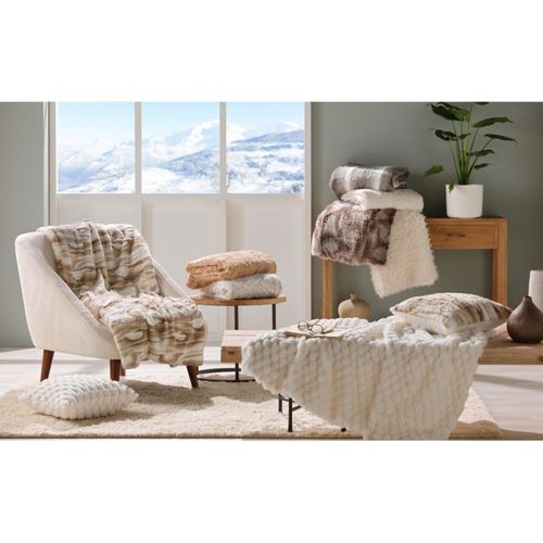 Housse De Coussin "cheyenne" 40x40cm Naturel