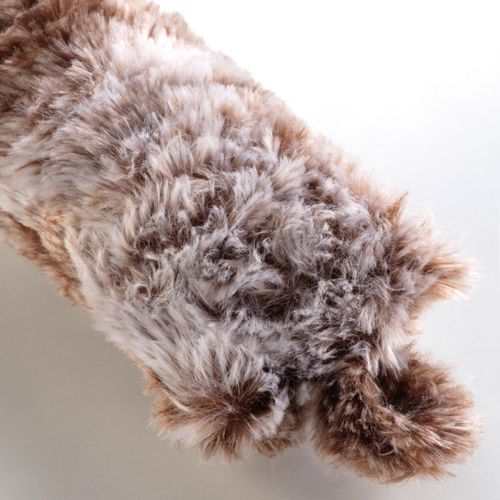 Boudin Bas De Porte Imitation Fourrure "antartic" 80cm Chocolat