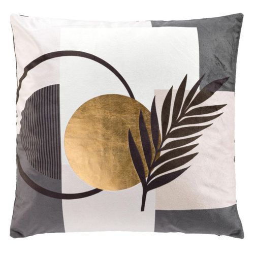 Coussin Déco En Velours "clarity" 45x45cm Multicolore