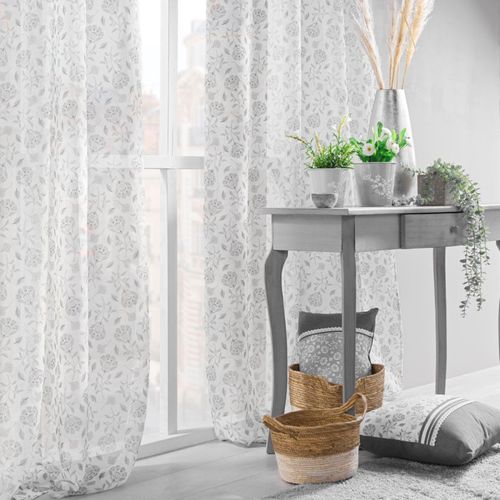 Coussin Déhoussable Rectangle Flavie - 40x60 Cm - Gris