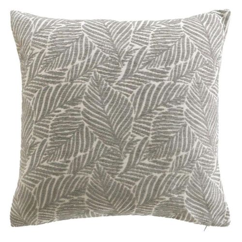 Housse De Coussin Jacquard "vivo" 40x40cm Gris
