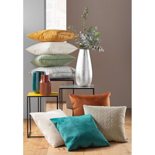 Housse De Coussin En Velours "daisy" 40x40cm Sauge