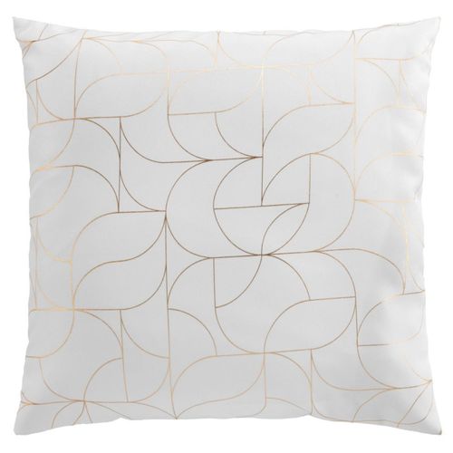 Coussin Déco "louxor" 60x60cm Blanc