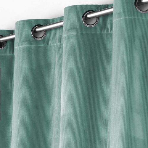 Rideau Velours Côtelé Casual 140x260 Cm Sauge