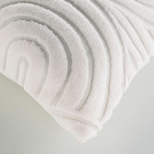 Housse De Coussin Bouclette "solly" 40x40cm Naturel