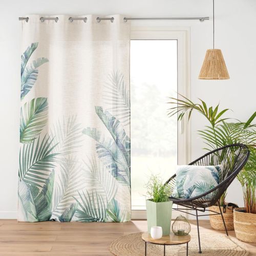 Coussin Déco Imprimé "native" 45x45cm Vert