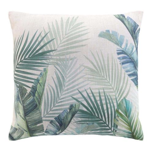 Coussin Déco Imprimé "native" 45x45cm Vert