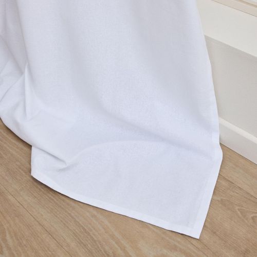 Rideau à Oeillets "majestia" 140x240cm Beige et Blanc