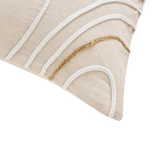 Coussin Déco "lacia" 45x45cm Beige