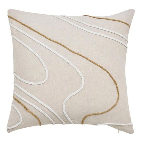 Coussin Déco "lacia" 45x45cm Beige