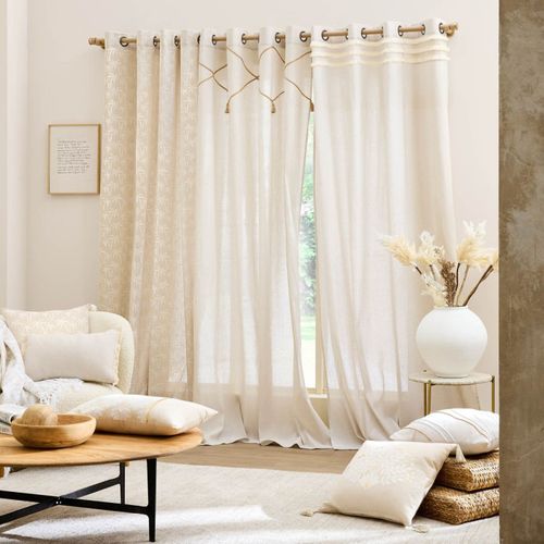 Coussin Déco "lacia" 45x45cm Beige