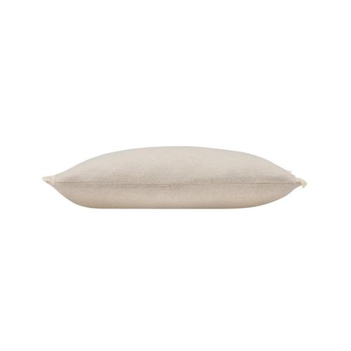 Coussin Déco à Franges "vertis" 30x50cm Beige