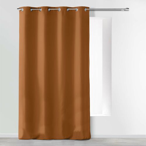 Rideau à Oeillets 140 X 260 Cm En Microfibre Unie – Absolu Camel