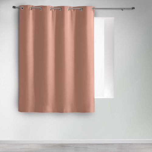 Rideau Court Obscurcissant 90 % Adapté Radiateur - 135x180 Cm - Rose Blush
