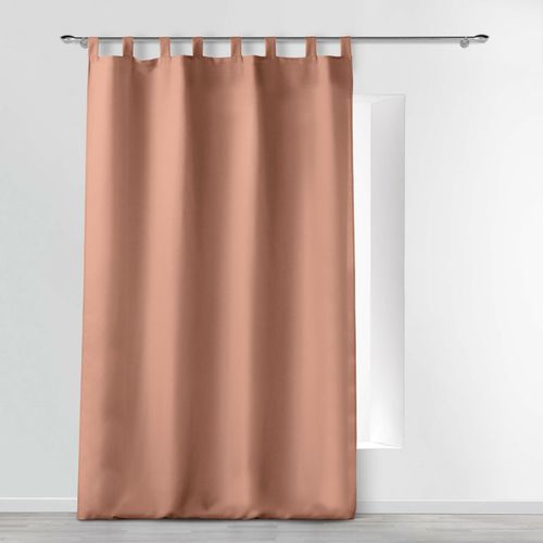 Rideau à Passants Rideau à Passants 140 X 260 Cm – Polyester Uni – Essentiel Blush