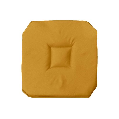 Galette 4 Rabats 40 X 40 X 3 Cm Polyester Uni Essentiel Ocre