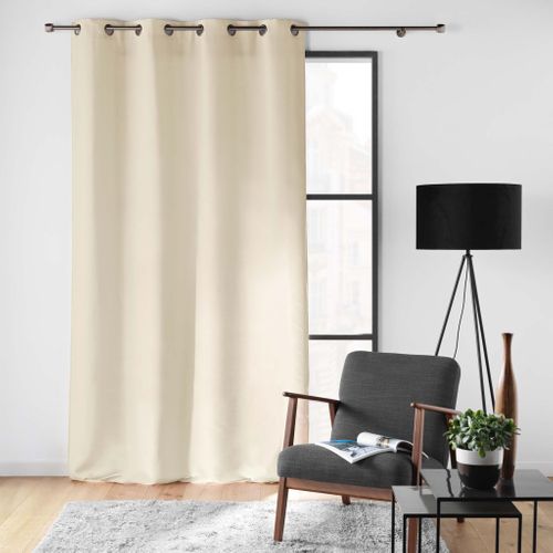 Rideau Tamisant Uni Soline Écru 140x260 Cm