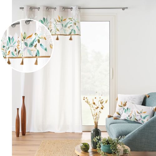 Rideau à Oeillets Avec Pompons "dilaris" 140x240cm Multicolore