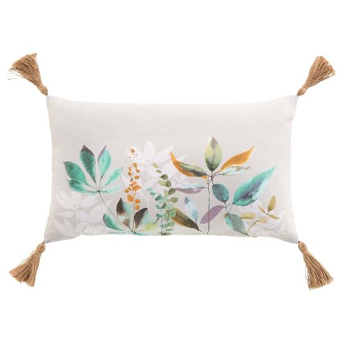 Coussin Déco à Pompons "dilaris" 30x50cm Multicolore