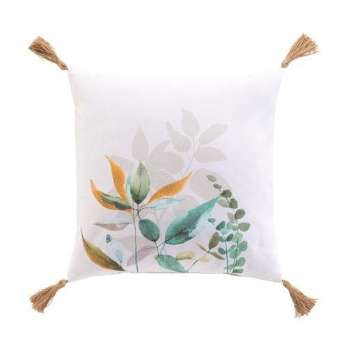 Coussin Déco à Pompons "dilaris" 40x40cm Multicolore