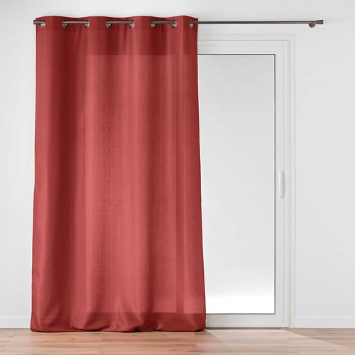 Rideau Grande Hauteur à Oeillets 140 X 280 Cm – Polyester Uni Soline – Grenade