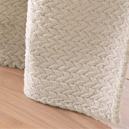 Rideau Occultant Flanelle 140x240 Flanela Beige