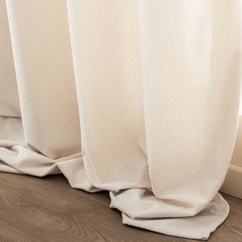 Rideau Obscurcissant Bouclette 140x260 Winona Naturel
