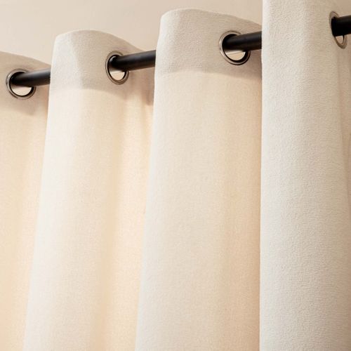 Rideau Obscurcissant Bouclette 140x260 Winona Naturel