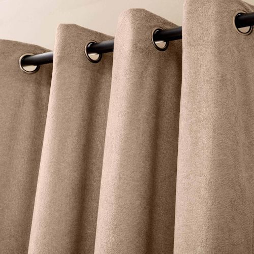 Rideau Obscurcissant Bouclette 140x260 Winona Sable