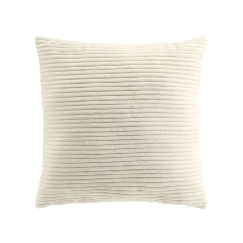 Coussin Déhoussable 45 X 45 Cm – Velours Relief – Nils Naturel