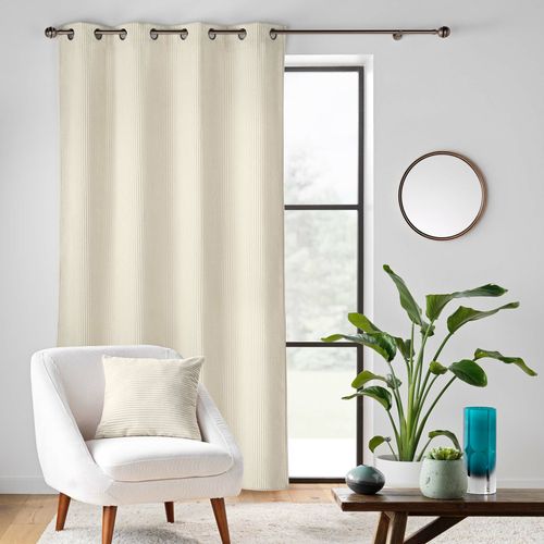 Coussin Déhoussable 45 X 45 Cm – Velours Relief – Nils Naturel