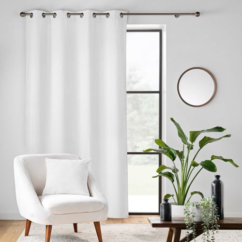 Coussin Déhoussable 45 X 45 Cm – Velours Relief – Nils Blanc